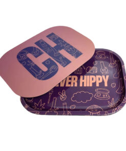 Rolling Tray and Lid - Small - Purple Clever Hippy