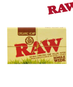 RAW Rolling Papers - Organic Hemp Single Wide Double Window