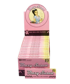 Blazy Susan Rolling Papers - 1¼ Size Pink