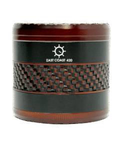 EC420 Weaving Wood Style 63mm 4 Piece Grinder  - Black