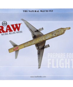 RAW Metal Rolling Tray - 7" x 5" - Flying High