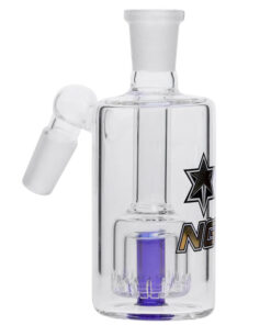 Nice Glass Double Wall 14mm Ashcatcher - Blue