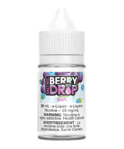 Berry Drop Ice Salt Nic E-Liquid - Grape 30ml