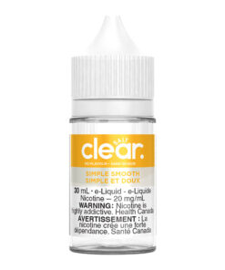 Clear Salt Nic E-liquid - Simple Smooth 30ml