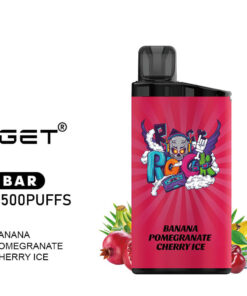 iGET BAR VAPE 3500 PUFF – BANANA POMEGRANATE CHERRY ICE
