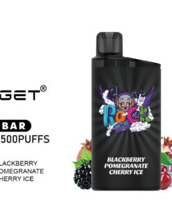iGET BAR VAPE 3500 PUFF – BLACKBERRY POMEGRANATE CHERRY ICE