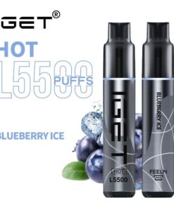 iGET HOT VAPE 5500 PUFF – BLUEBERRY ICE