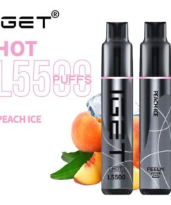 iGET HOT VAPE 5500 PUFF – PEACH ICE