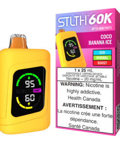STLTH 60K Disposable Vape Device - Coco Banana Ice