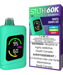 STLTH 60K Disposable Vape Device - White Grape Ice
