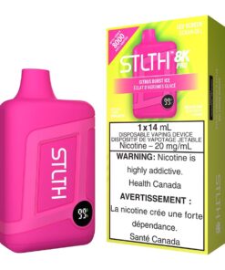 STLTH 8K Pro Disposable Vape Device - Citrus Burst Ice