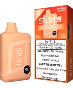 STLTH 8K Pro Disposable Vape Device - Peach Mango Ice