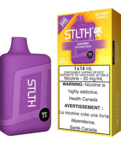 STLTH 8K Pro Disposable Vape Device - Quad Berry
