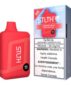 STLTH 8K Pro Disposable Vape Device - Strawberry Lime Ice