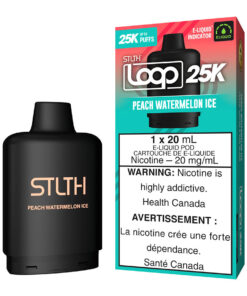 STLTH Loop 25K E-Liquid Pod Pack - Peach Watermelon Ice