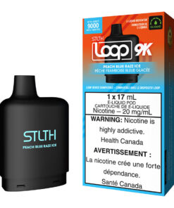 STLTH Loop 9K Pod Pack - Peach Blue Razz Ice