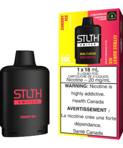 STLTH Switch E-Liquid Pod Pack - Cherry Ice And Citrus Burst Ice