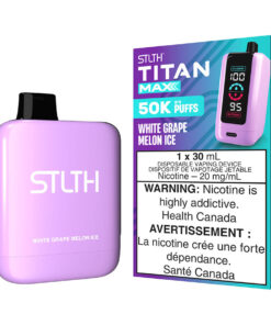 STLTH Titan Max Disposable Vape Device - White Grape Melon Ice