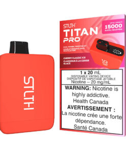 STLTH Titan Pro Disposable Vape Device - Cherry Classic Ice