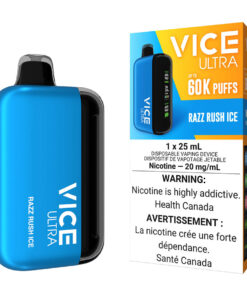 Vice Ultra Disposable Vape Device - Razz Rush Ice