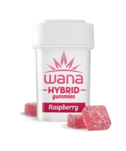 RASPBERRY (MED) // HYBRID Wana Gummies