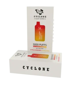 Nicotine Free Gust Super Strawberry Banana Rechargeable Disposable Vape