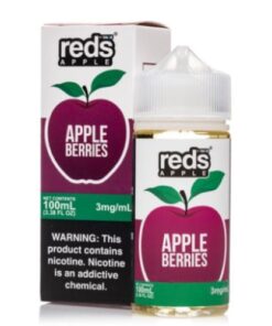 7 Daze Reds Apple Berries 100ml Vape Juice