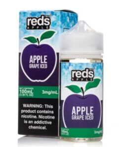 7 Daze Reds Apple Grape Iced 100ml Vape Juice