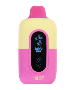 Pink Sour Straws Hidden Hills X Fifty Bar - Consumer / 50mg / Single