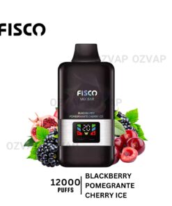 FISCO Mix Bar 12000 Puffs Blackberry Pomegranate Cherry Ice