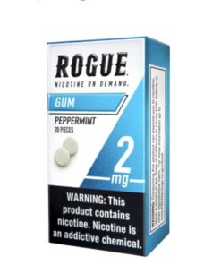 Rogue Peppermint 2MG, Nicotine gum
