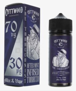 After Mint Infused Tobacco | The Tobacconist by Cuttwood E Liquid | 100ml Short Fill