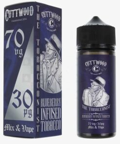 Blueberry Infused Tobacco | The Tobacconist by Cuttwood E Liquid | 100ml Short Fill