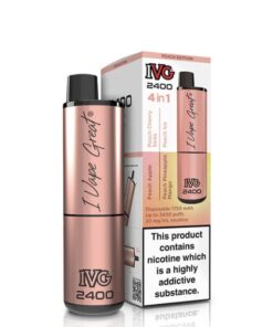 IVG 2400 Peach Edition 4 In 1 20mg Disposable Vape