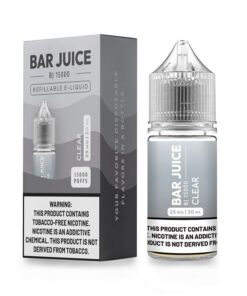 Bar Juice Clear Nic Salt Vape Juice 30ml
