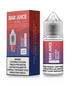 Bar Juice Sakura Grape Nic Salt Vape Juice 30ml