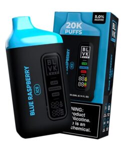 BLVK Bar 20K Disposable Vape  (5%, 20000 Puffs) - Blue Raspberry Ice