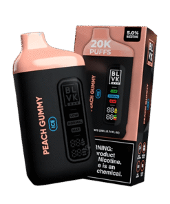 BLVK Bar 20K Disposable Vape  (5%, 20000 Puffs) - Peach Gummy Ice