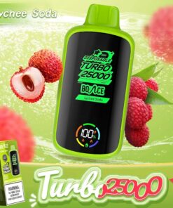 Bounce Turbo 25000 Disposable Vape (5%, 25000 Puffs) - Lychee Soda