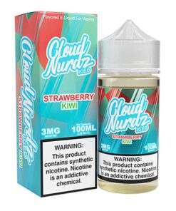Cloud Nurdz Iced Strawberry Kiwi TF Vape Juice 100ml