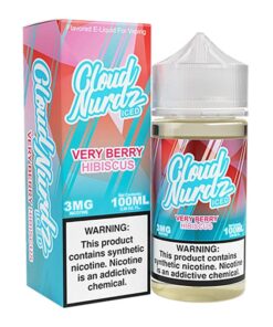 Cloud Nurdz Iced Very Berry Hibiscus TF Vape Juice 100ml