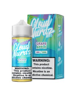 Cloud Nurdz Grape Apple ICED 100ml Vape Juice
