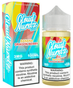 Cloud Nurdz Synthetic Iced Banana Dragon Berry Vape Juice 100ml