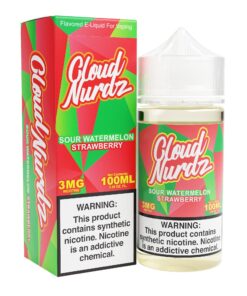 Sour Watermelon Strawberry 100ml TF Vape Juice – Cloud Nurdz