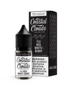 Coastal Clouds Iced Red White Berry Nic Salt Vape Juice 30ml