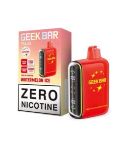 Geek Bar Pulse Zero Nicotine Disposable Vape (0%, 15000 Puffs) - Watermelon Ice