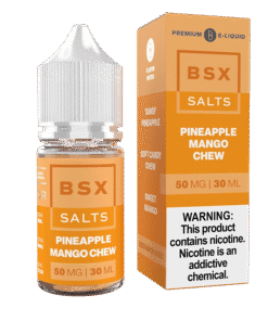 Glas BSX Pineapple Mango Chew Nic Salt Vape Juice 30ml