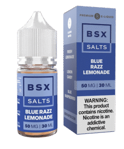 Glas BSX Blue Razz Lemonade Nic Salt Vape Juice 30ml