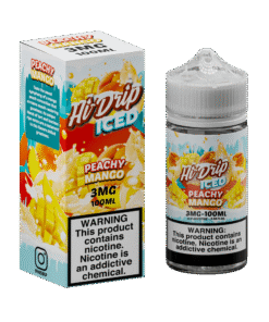 Hi-Drip Iced Peachy Mango 100ml Vape Juice - 3mg