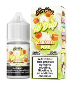 Hi-Drip Caramel Pear Nic Salt Vape Juice 30ml